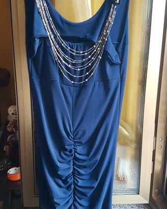 Vestitino Estivo Blu + collana (tg. Unica)