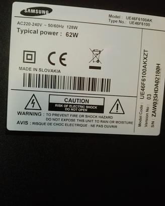TV Samsung 46" - da riparare