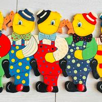 Appendiabiti Vintage "Banda dei Paperi"