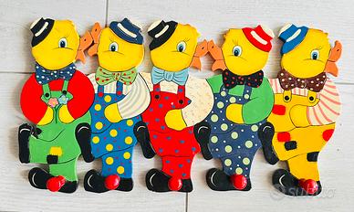 Appendiabiti Vintage "Banda dei Paperi"