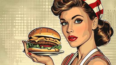 Cuoca per paninoteca fast food tavola calda