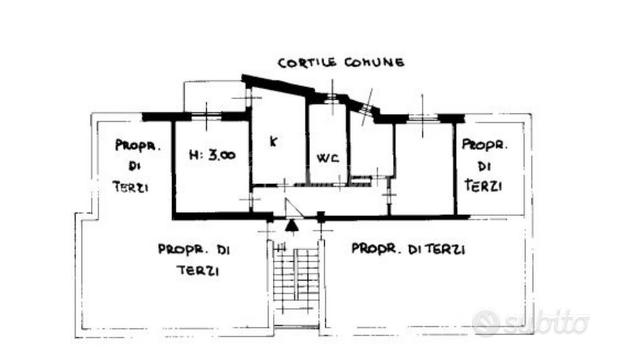 3 LOCALI RISTRUTTURATO CON CANTINA E SOLAIO