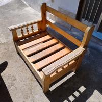 Struttura divano in legno massello