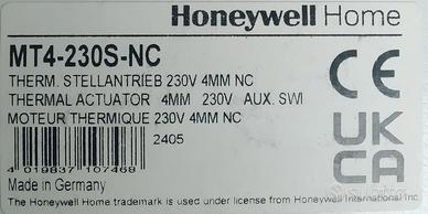 TERMOVALVOLE HONEYWELL