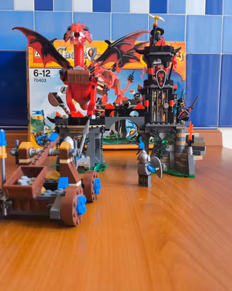 LEGO 70403 Dragon Mountain Castle Drago + Minifigu