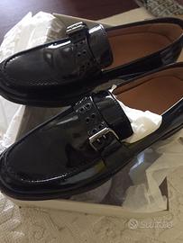 Hogan mocassino pelle nera 36 nuove