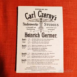 Spartito Carl Czerny's Studienwerke Heinrich Germe
