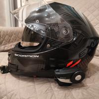 Casco integrale Scorpione + Sena 20s