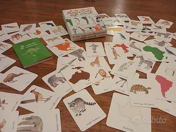 carte di animali montessori
