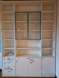 libreria con ante e cassetti