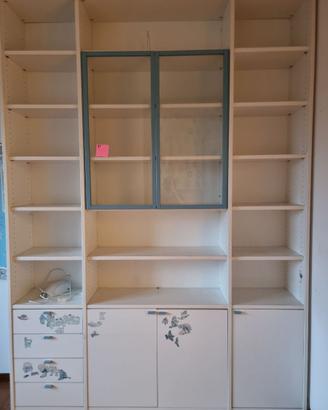 libreria con ante e cassetti