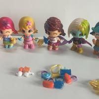 Testa "Pinypon" con 7 bambole e 1 pet