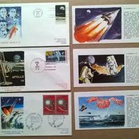 Gio.buste: Lotto 3+3 pz Apollo 14 - 1971