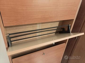 Scarpiera 5 scomparti salva spazio