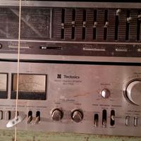 Technics ampli SU 7700 + JVC equalizzatore SEA 60