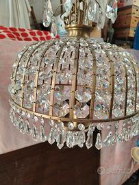 lampadario a gocce anni 60