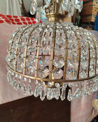 lampadario a gocce anni 60
