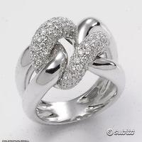 ANELLO GROUMETTE ORO 18kt. E DIAMANTI NATURALI