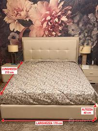 Letto matrimoniale contenitore