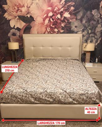 Letto matrimoniale contenitore