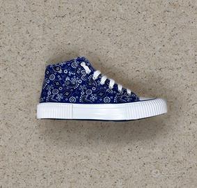 Sneakers Alte Bata Bandana Blu Taglia 40
