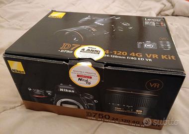 NIKON D 750kit 24-120 + obb. macro