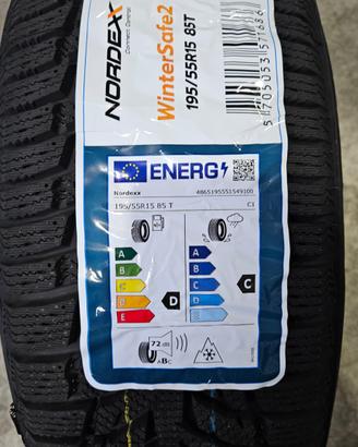 2 Pneumatici 195/55 R15 Nordexx Winter Safe 2