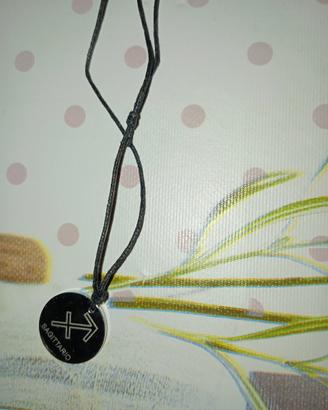 collana da uomo con ciondolo in acciaio marca s. s