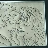 Incisione in Argento - Gli Innamorati