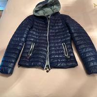Piumino primaverile blu/grigio donna taglia s
