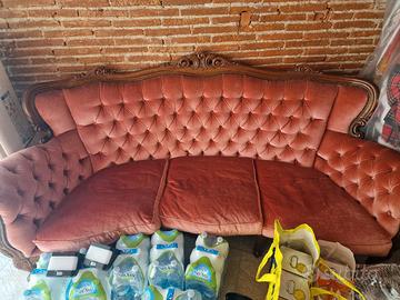 Divano e 2 poltrone  dell'800