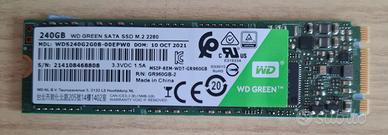 M2 - 2280 SSD - WD GREEN - 240 GB