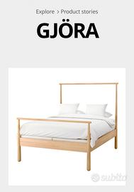 Struttura letto ikea Gjöra