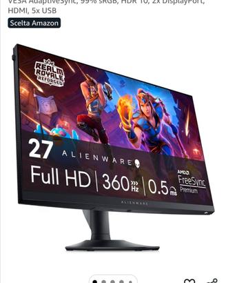 monitor alienware 360hz FHD