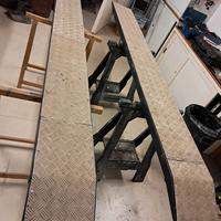 rampe di carico ferro alluminio 280cm