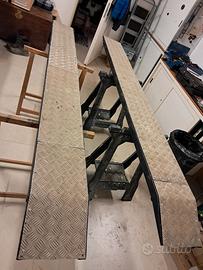 rampe di carico ferro alluminio 280cm