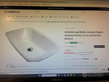 Lavabo da incasso