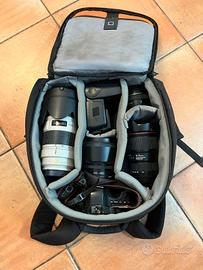 Canon EOS 6D Mark II + 4 obiettivi + flash - kit