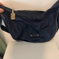Borbonese - Borsa Hobo in Nylon Blu