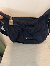Borbonese - Borsa Hobo in Nylon Blu