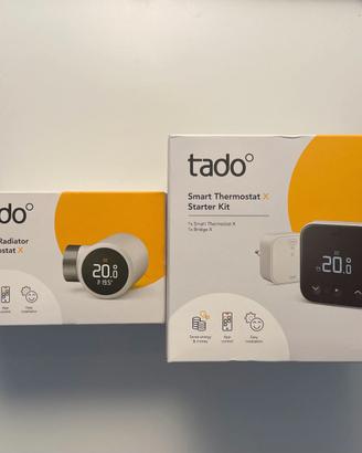Kit tado° X Termostato + Valvola + Bridge X