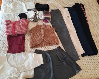 Abbigliamento invernale bambina 8/10 anni