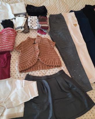 Abbigliamento invernale bambina 8/10 anni
