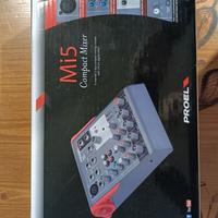 MI5 - Mixer PROEL ultracompatto a 5 canali e 2 bus