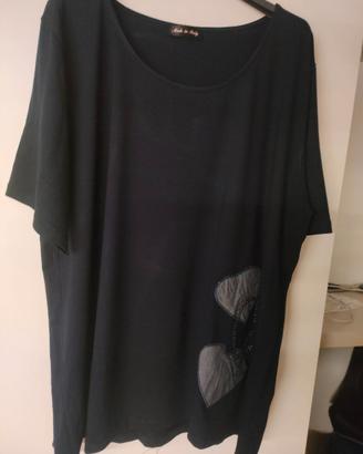 maglia TG XL in viscosa colore blu