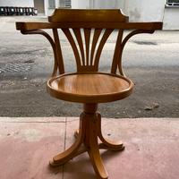 Sedia legno gievole vintage anni 80