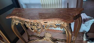 console con specchiera