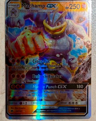 Carta da collezione Pokemon Machamp GX 64/147