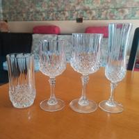 Servizio in cristallo Cristal d'arques paris anni 