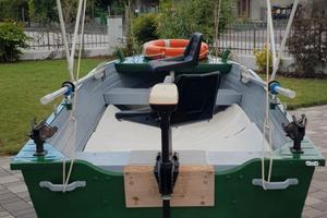 Barca da pesca in alluminio per acque interne